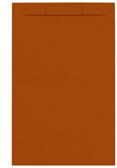 Allibert Douchebak + Sifon Allibert Rectangle 140x90 cm Satijn Koper Oranje Allibert