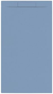 Allibert Douchebak + Sifon Allibert Rectangle 160x90 cm Mat Blauw Balt Allibert