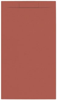 Allibert Douchebak + Sifon Allibert Rectangle 160x90 cm Mat Rood Terracotta Allibert