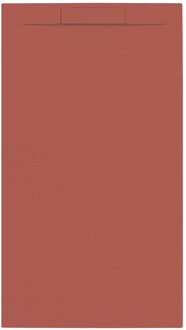 Allibert Douchebak + Sifon Allibert Rectangle 160x90 cm Mat Rood Terracotta Allibert