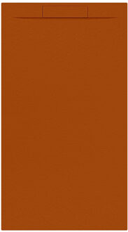 Allibert Douchebak + Sifon Allibert Rectangle 160x90 cm Satijn Koper Oranje Allibert