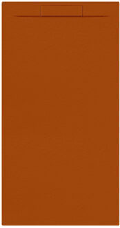Allibert Douchebak + Sifon Allibert Rectangle 180x90 cm Satijn Koper Oranje Allibert