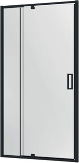 Allibert Douchedeur Lonso 110-120 X 200cm - Zwart Profiel - 8 Mm Helder Glas