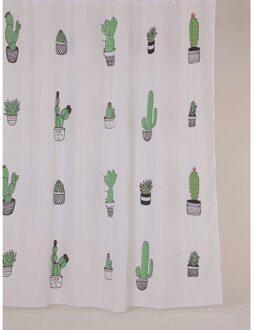 Allibert Douchegordijn Cactus 180x200 cm Allibert