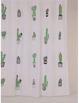 Allibert Douchegordijn Cactus Polyester 180x200cm