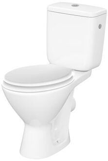 Allibert Duoblok Toilet Vito I Pk Aanlsuiting I Quick Release & Soft-close Toiletzitting Wit