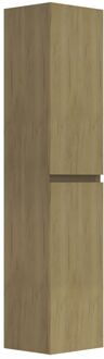 Allibert Hoge Badkamerkast Max 40cm - Australisch Eik - Met 2 Deuren - 40x180x35cm