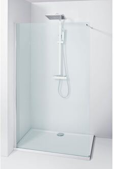 Allibert Inloopdouche Lago 100 X 195cm - Chroom Profiel - 8 Mm Helder Glas