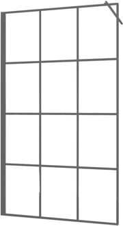 Allibert Inloopdouche Loftgame 120 X 200cm - Gun Metal Profiel - 8 Mm Helder Glas