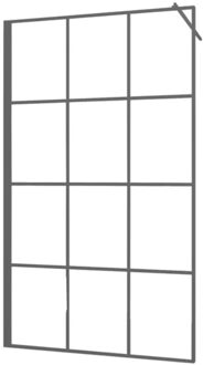 Allibert Inloopdouche Loftgame 140 X 200cm - Gun Metal Profiel - 8 Mm Helder Glas