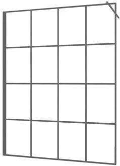 Allibert Inloopdouche Loftgame 160 X 200cm - Gun Metal Profiel - 8 Mm Helder Glas