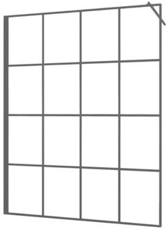 Allibert Inloopdouche Loftgame 180 X 200cm - Gun Metal Profiel - 8 Mm Helder Glas