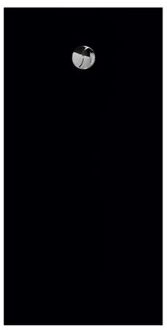 Allibert Karbon douchebak rechthoek Mat Zwart-160 x 80 3,3 cm 828494 Zwart mat