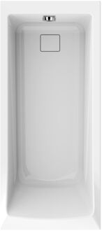 Allibert Ligbad Allibert Aero Rechthoekig Bad 170x75x52 cm Incl. Afvoerdeksel En Poten Wit