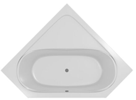 Allibert Ligbad Edena Angle Hoekbad - 140x140cm - Wit