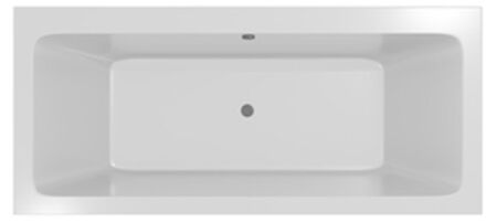 Allibert Ligbad Edena Duo Square -180x80cm - Mat Wit