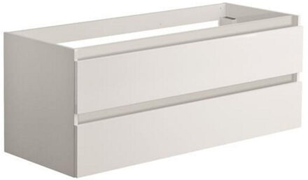 Allibert Onderkast Allibert Alma 120x46x47,2 cm Spaanplaat Glanzend Wit (dubbele wastafel optioneel) Hoogglans Wit