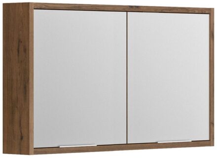 Allibert Spiegelkast Allibert Sorento Stopcontact VDE 120x69x17 cm Eik Cognac Allibert