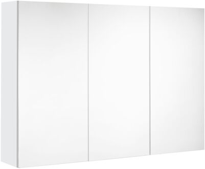 Allibert Spiegelkast Look 100cm Vde 3 Deuren Glanzend Wit