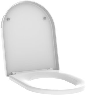 Allibert Toiletzitting Allibert Kobeo 36x4,5x47 cm Soft Close Glanzend Wit Allibert