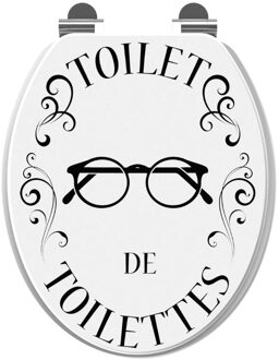 Allibert Toiletzitting Luno Bril Decor Wit