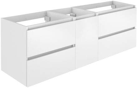 Allibert Wastafelonderbouw Allibert Lunik 150x55x46 cm Glans Wit