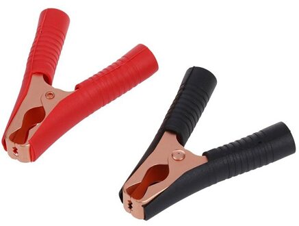 Alligator Clips Auto Batterij Klemmen Krokodil Clip 100A Terminals Power Rode Test Verbinding Batterij Zwart Elektrische Z7S1