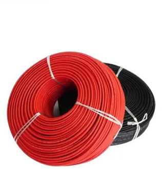 ALLMEJORES Solar PV cable Red blak cable for solar panel system 1500v 2.5mm² /4mm² /6mm² (14/12/10AWG )TUV UL approval 20m/Roll