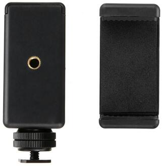 ALLOET Universele Camera Statief Mount Adapter Mobiele Telefoon Clip Clamp Houder Beugel Statief Stand Hoofd Met 1/4 Schroef Shoe kit