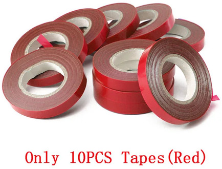 Allome Koppelverkoop Machine Plant Tuin Plant Tapetool Tapener 10 Rolls Tape Set Voor Groente, Druif, Tomaat, komkommer, Peper Bloem Goud