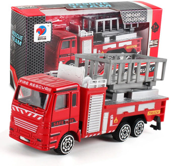 Alloy Engineering Toy Mining Car Truck Children's Birthday Gift Fire Rescue Present Toys For childrenToy Vehicles Fire Truck