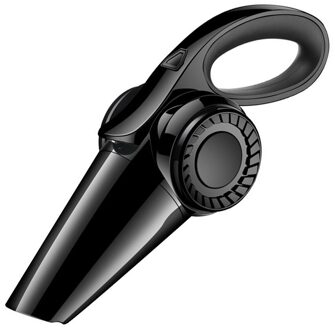 Alloyseed Draadloze Auto Sterke Zuigkracht Oplaadbare Handheld Draagbare Nat Droog Tweeërlei Gebruik Thuiskantoor Auto Stofzuiger zwart