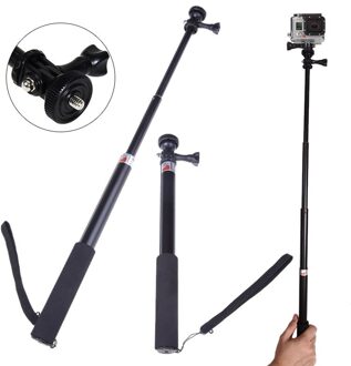 Alloyseed Waterdichte Selfie Stok Telescopische Uitschuifbare Monopod Pole Voor Gopro Hero 7 6 5 4 3 Sjcam Xiaomi Yi 4K Action Camera