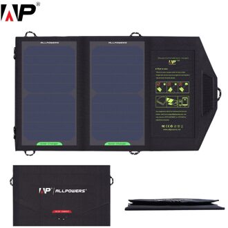 ALLPOWERS Solar Panel Charger Usb-uitgang 5V 10W Waterdichte Rugzak Mobiele Power Bank voor Telefoon Batterij Opvouwbare Solar cellen