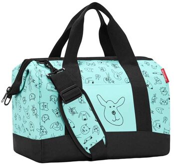 Allrounder M Kids Reistas Cats And Dogs Mint Blauw