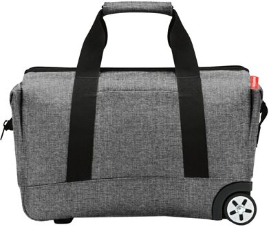 Allrounder Trolley Reiskoffer Reistas Op 2 Wielen - 30L - Twist Silver Grijs