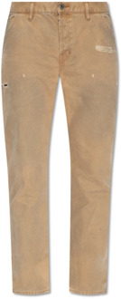 ALLSAINTS Carpenter Jeans, Bruin, Vintage Stijl AllSaints , Brown , Heren - W32,W33,W31,W30