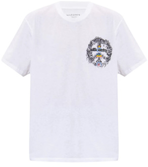 ALLSAINTS ‘Chancer’ T-shirt AllSaints , White , Heren - Xl,L