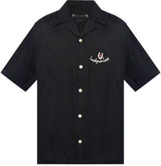 ALLSAINTS Gelukkig shirt met korte mouwen AllSaints , Black , Heren - Xl,L,M,S