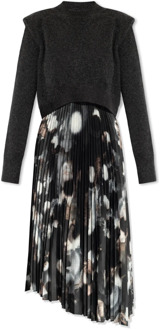 ALLSAINTS Leia jurk & trui set AllSaints , Black , Dames - L,M,S,Xs