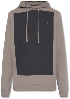 ALLSAINTS Lobke sweatshirt met logo AllSaints , Beige , Heren - 2Xl,Xl,S,Xs