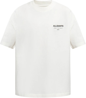 ALLSAINTS Ondergrondse T-shirt AllSaints , Beige , Heren - 2Xl,Xl,L,M,S,Xs