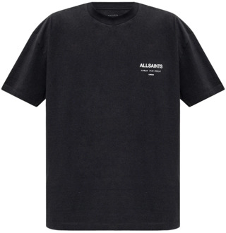 ALLSAINTS Ondergrondse T-shirt AllSaints , Black , Heren - 2Xl,Xl,S,Xs