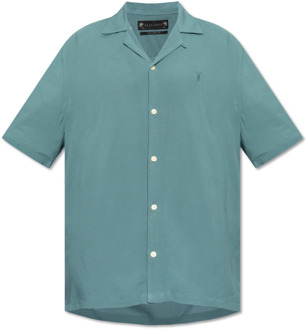 ALLSAINTS Venetië shirt met logo AllSaints , Blue , Heren - Xl,L,M,S