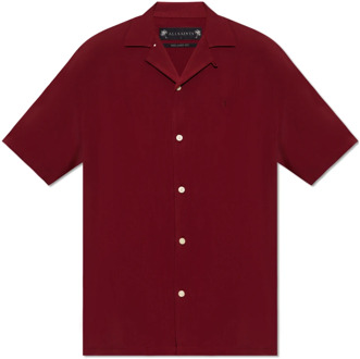 ALLSAINTS Venice relaxed-fit shirt AllSaints , Red , Heren - Xl,L,M,S