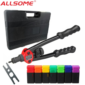 ALLSOME BT-605 Riveter Nut Guns Auto rivet tool 12" Riveter Nut tool Hand Insert Rivet Nut Tool Manual Mandrels M3 M4 M5 M6 M8