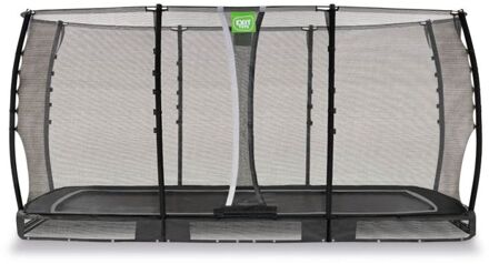 Allure Classic inground trampoline 244x427cm - zwart