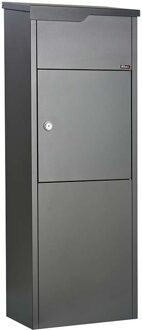 Allux 650 Antraciet / zwart pakketbrievenbus
