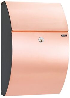Allux 7000 zwart / koper brievenbus