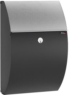 Allux 7000 Zwart / RVS brievenbus